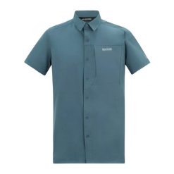 Koszula przeciw owadom Regatta Travel Light. Niebieskie koszule Regatta, bez wzorów, bez kołnierzyka, bez ramiączek. Za 249.99 zł.