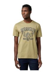 Wrangler Koszulka w kolorze zielonym rozmiar: L. Zielone bezrękawniki Wrangler, l, bez wzorów, z bawełny, bez kołnierzyka, bez ramiączek. Za 48.95 zł.