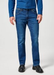 WRANGLER MĘSKIE SPODNIE JEANSOWE GREENSBORO DARK TRAILS 112358221 W15Q008815. Jeansy Wrangler, l. Za 229.99 zł.