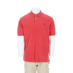 Męska koszulka polo z krótkim rękawem. Brązowe koszulki polo RALPH LAUREN, l, bez wzorów, bez kołnierzyka, bez ramiączek. Za 127.76 zł.