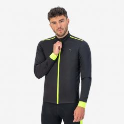 Kurtka rowerowa męska Rogelli Core. Czarne kurtki Rogelli, m, bez wzorów, z elastanu, bez kaptura. Za 305.00 zł.