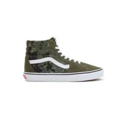 Buty do chodzenia męskie Vans SK8HI. Zielone buty sportowe casual Vans, bez wzorów, z materiału, bez zapięcia. Za 533.00 zł.