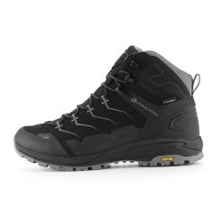 Buty wysokie trekkingowe unisex Alpine Pro Crede Vibram. Czarne buty trekkingowe Alpine Pro, bez wzorów, bez zapięcia. W wyprzedaży za 539.00 zł.