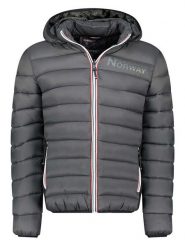 Geographical Norway Kurtka pikowana w kolorze szarym rozmiar: S. Szare kurtki Geographical Norway, s, bez wzorów, bez kaptura. Za 194.61 zł.