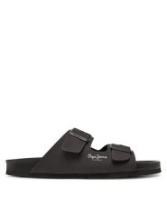Pepe Jeans Klapki PMS90101 Czarny. Czarne klapki Pepe Jeans, z jeansu. Za 229.99 zł.