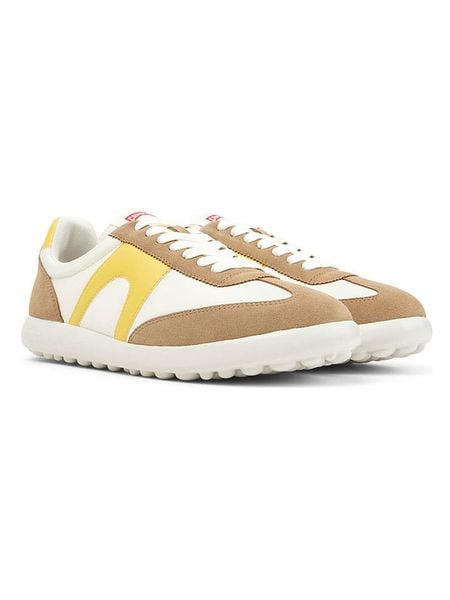 Camper Sneakersy "Pelotas" w kolorze kremowo-beżowym rozmiar: 39. Brązowe buty sportowe casual Camper, bez wzorów, z materiału, bez zapięcia. Za 227.31 zł.
