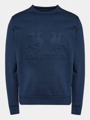 La Martina Polar Quadrilatere WMF003 FP557 Granatowy Regular Fit. Niebieskie bluzy z polaru La Martina, m, bez wzorów, z bawełny, bez kaptura. Za 749.99 zł.