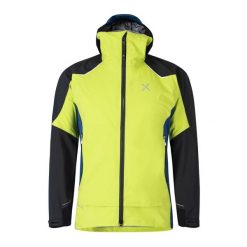 Kurtka przeciwdeszczowa męska Montura Tribute verde. Niebieskie kurtki MONTURA, m, bez wzorów, bez kaptura. Za 1,189.00 zł.