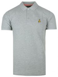 Klasyczna Męska Koszulka POLO - Brave Soul - Popielata. Szare koszulki polo Brave Soul, na lato, m, bez wzorów, z bawełny, bez kołnierzyka, bez ramiączek. Za 59.00 zł.