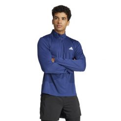 Bluza fitness męska ADIDAS. Bluzy Adidas, m, bez wzorów, z materiału, bez kaptura. W wyprzedaży za 129.99 zł.