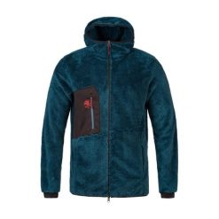 Polar z kapturem zapinany na zamek Rafiki Hulk. Niebieskie bluzy z polaru RAFIKI, bez wzorów, z polaru, z kapturem. W wyprzedaży za 425.00 zł.