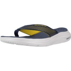 Sandały SKECHERS SAYTO Niebieski. Niebieskie sandały Skechers, z syntetyku, bez zapięcia. Za 188.99 zł.