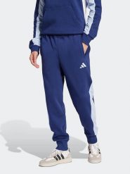 Adidas Spodnie dresowe w kolorze granatowym rozmiar: XL. Niebieskie spodnie treningowe długie Adidas, xl, bez wzorów, z dresówki. Za 134.85 zł.