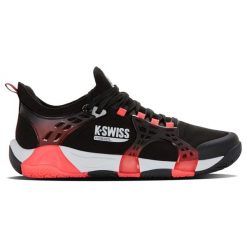 Sneakersy męskie K-swiss K-FRAME PADEL do padla czarne (04597-074-M). Brązowe buty sportowe casual K-SWISS, bez wzorów, bez zapięcia. Za 671.05 zł.