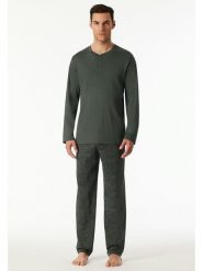 Schiesser Piżama w kolorze khaki rozmiar: 52. Brązowe piżamy Schiesser, bez wzorów, z bawełny, bez ramiączek. Za 173.99 zł.