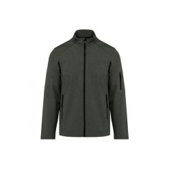 Kurtka Kariban Softshell. Zielone kurtki KARIBAN, m, bez wzorów, z elastanu, bez kaptura. Za 246.00 zł.