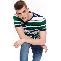 T-SHIRT W PASKI Z PIKI. T-shirty TOP SECRET. W wyprzedaży za 29.99 zł.