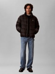Calvin Klein Jeans kurtka puchowa Mężczyźni Sztuczne włókno czarny, XXL. Czarne kurtki Calvin Klein Jeans, m, bez wzorów, z jeansu, bez kaptura. Za 999.95 zł.