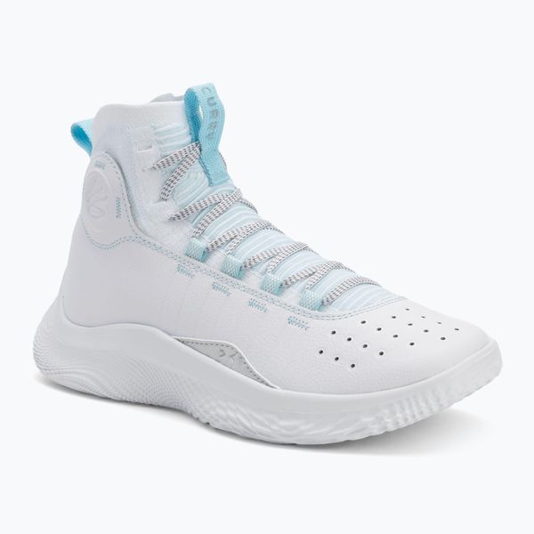 Buty do koszykówki Under Armour CURRY 4 FLOTRO. Białe buty do koszykówki Under Armour, bez zapięcia, do koszykówki. W wyprzedaży za 539.99 zł.