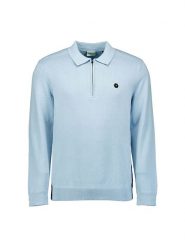 No Excess Sweter w kolorze błękitnym rozmiar: L. Niebieskie swetry nierozpinane No Excess, l, bez wzorów, z bawełny, bez kołnierzyka, bez ramiączek. Za 108.49 zł.