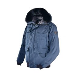 Kurtka Helvetica RAPTOR DARK EDITION. Niebieskie kurtki HELVETICA, na zimę, m, z aplikacjami, z bawełny. Za 1,088.90 zł.