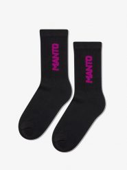 MANTO skarpety LOGOTYPE 25 czarne. Czarne skarpetki sportowe Manto, bez wzorów. Za 52.99 zł.