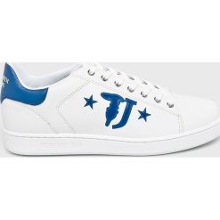Trussardi Jeans - Buty. Białe buty sportowe casual marki TRUSSARDI JEANS, z gumy. Za 429.90 zł.