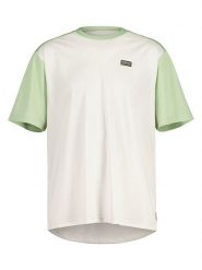 Maloja Koszulka kolarska "HagenbachM." w kolorze kremowo-zielonym rozmiar: M. Brązowe t-shirty sportowe Maloja, bez wzorów, z materiału, bez ramiączek, rowerowe. Za 162.87 zł.