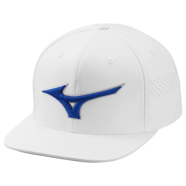 Czapka z daszkiem golf Mizuno Tour Flat Snapback Biały. Białe czapki z daszkiem Mizuno, bez wzorów. Za 292.95 zł.