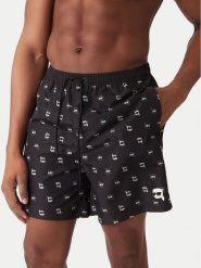 KARL LAGERFELD Szorty kąpielowe A3M46007 Czarny Regular Fit. Czarne kąpielówki KARL LAGERFELD, m, bez wzorów, z syntetyku. Za 449.99 zł.