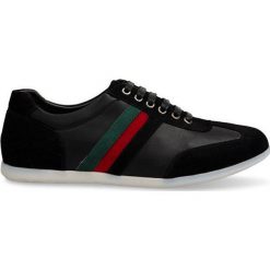 Czarne Miejskie Półbuty Casual 12-2802 Czarny. Czarne eleganckie półbuty ButyModne, bez wzorów, ze skóry, bez obcasa, bez zapięcia. Za 78.00 zł.