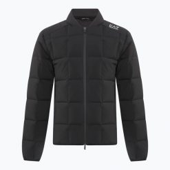 Kurtka męska EA7 Emporio Armani Golf Pro Padded. Czarne kurtki EA7 Emporio Armani, m, bez wzorów, z elastanu, bez kaptura. Za 1,129.00 zł.