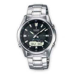 Zegarek męski Casio LCW-M100DSE-1AER, Quartz, 40mm, 5ATM. Czarne zegarki Casio. Za 796.85 zł.