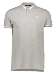 Cavalli CLASS Koszulka polo w kolorze szarym rozmiar: L. Szare bezrękawniki Cavalli Class, l, bez wzorów, z bawełny, bez kołnierzyka, bez ramiączek. Za 163.64 zł.