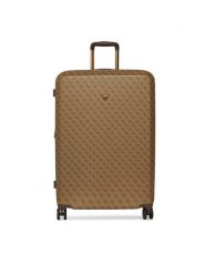 Guess Walizka duża Latona Travel TWHK92 11988 Beżowy ciemny. Brązowe walizki Guess, z aplikacjami, z tworzywa sztucznego, duże. Za 1,089.00 zł.