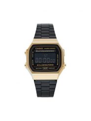Casio Zegarek Vintage A168WEGB-1BEF Czarny. Czarne, cyfrowe zegarki Casio, ze stali. Za 289.99 zł.