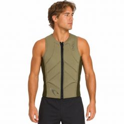 Kamizelka ONeill Slasher Comp Vest Army Ranger 2026. Brązowe kamizelki sportowe O'Neill, l, bez wzorów, bez kaptura, żeglarskie. Za 569.00 zł.