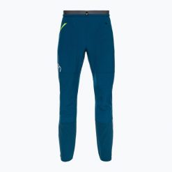 Spodnie softshell męskie ORTOVOX Berrino. Niebieskie spodnie narciarskie i snowboardowe ORTOVOX, m, bez wzorów, z softshellu, narciarskie. Za 959.99 zł.