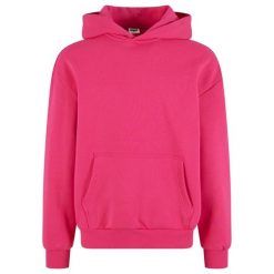 Męska Bluza Ultra Heavy Oversized Hoodie. Czerwone bluzy Urban Classics, m, bez wzorów, bez kaptura. Za 220.99 zł.