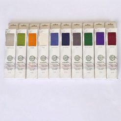 Pasek do jogi z bawełny organicznej Samarali. Zielone paski SAMARALI, bez wzorów, z bawełny, sportowe. Za 99.00 zł.