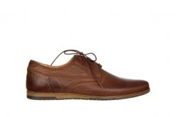 Półbuty Bayla-081 948 Juma AX 081098, Brązowy, Skóra naturalna - 40. Brązowe eleganckie półbuty Bayla, bez wzorów, ze skóry, bez obcasa, na obcasie, bez zapięcia. W wyprzedaży za 179.10 zł.