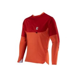 Koszulka rowerowa LEATT Jersey MTB AllMtn 4.0. Czerwone bluzy LEATT, bez wzorów, z jersey, bez kaptura. Za 402.99 zł.