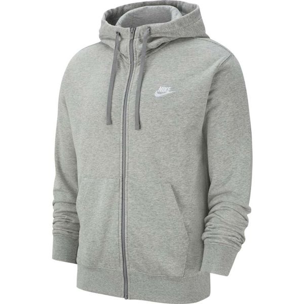 Bluza sportowa męska Nike Sportswear Club. Szare bluzy z kapturem Nike, m, bez wzorów, z kapturem. Za 279.99 zł.