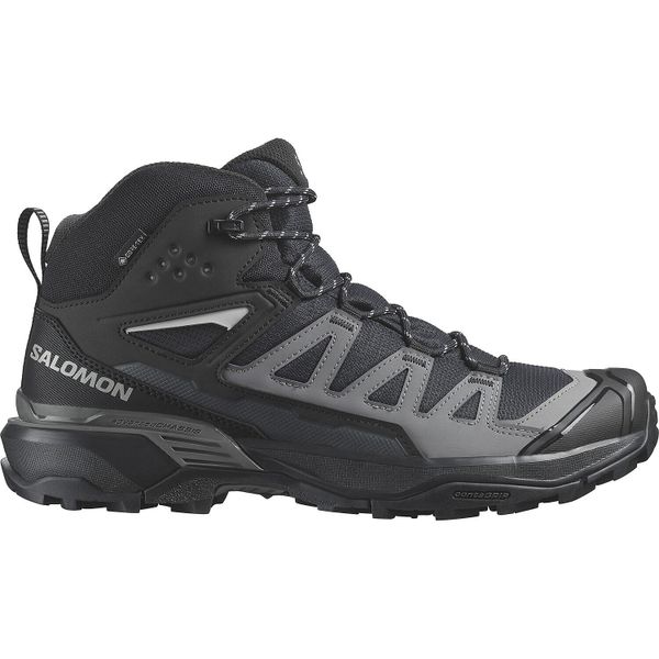 Buty trekkingowe męskie Salomon X Ultra Mid 360 Gtx Gore-tex. Brązowe buty turystyczne Salomon, bez wzorów, z gore-texu, za kostkę, bez zapięcia, do biegania, gore-tex. Za 666.00 zł.