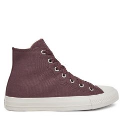Trampki Converse. Brązowe trampki Converse, bez wzorów, bez zapięcia. Za 219.99 zł.