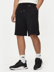 Calvin Klein Szorty sportowe Nano Logo K10K112689 Czarny Regular Fit. Czarne krótkie spodenki sportowe CALVIN KLEIN, m, bez wzorów, z bawełny. Za 259.99 zł.