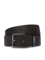 Tommy Hilfiger Pasek Oliver Saffiano 3.5 AM0AM14573 Brązowy ciemny. Brązowe paski Tommy Hilfiger, bez wzorów, ze skóry. Za 229.99 zł.