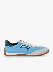 Buty outdoor męskie Camper Drift Walk. Niebieskie buty turystyczne Camper, bez wzorów, z materiału, bez zapięcia, outdoorowe. Za 559.89 zł.