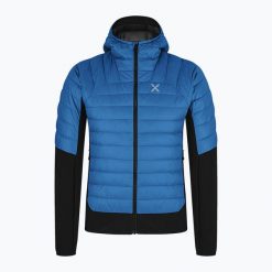Kurtka skiturowa męska Montura Peak Hybrid Hooded. Niebieskie kurtki narciarskie i snowboardowe MONTURA, m, bez wzorów, narciarskie. Za 769.99 zł.