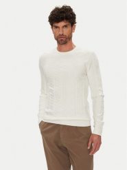 Guess Sweter M5YR07 Z3FC2 Biały Regular Fit. Białe swetry rozpinane Guess, m, z aplikacjami, z wiskozy, bez kołnierzyka, bez ramiączek. Za 339.99 zł.